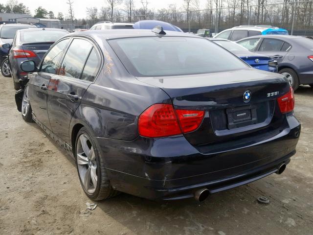 WBAPL33559A515160 - 2009 BMW 335 XI BLUE photo 3