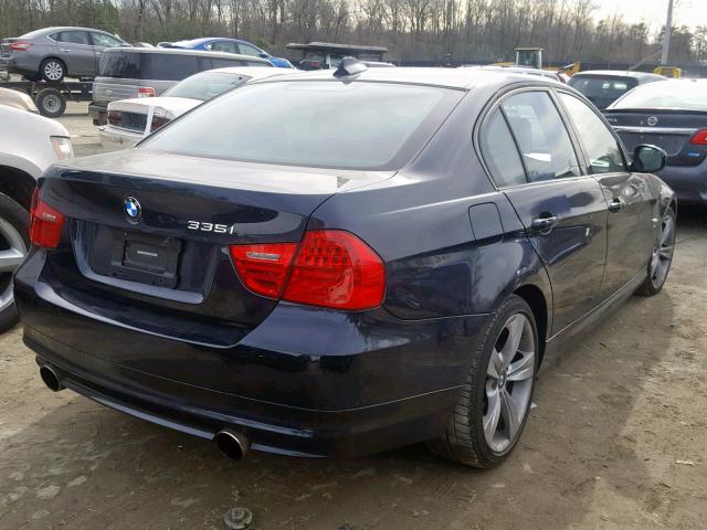 WBAPL33559A515160 - 2009 BMW 335 XI BLUE photo 4