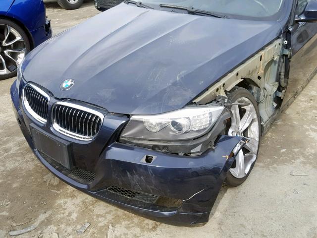 WBAPL33559A515160 - 2009 BMW 335 XI BLUE photo 9