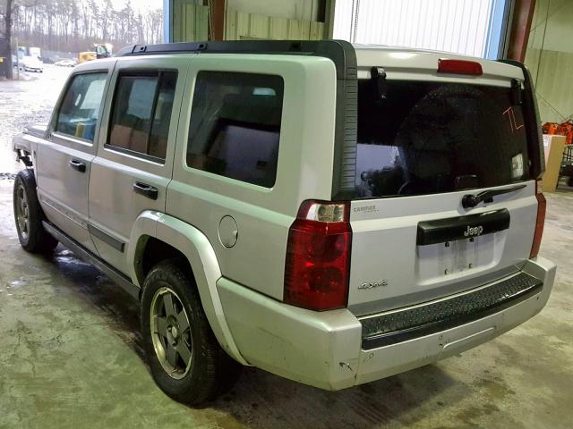 1J8HG48N26C149306 - 2006 JEEP COMMANDER 银色 照片 3