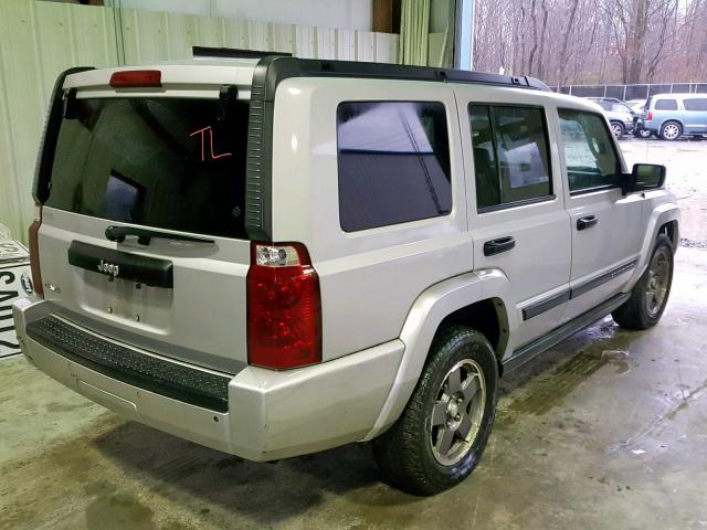 1J8HG48N26C149306 - 2006 JEEP COMMANDER 银色 照片 4
