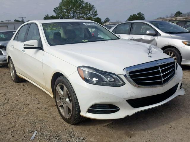 WDDHF5KB2EA904128 - 2014 MERCEDES-BENZ E 350 WHITE photo 1