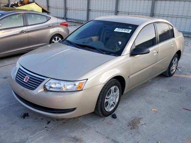 1G8AJ54F45Z130342 - 2005 SATURN ION LEVEL GOLD photo 2