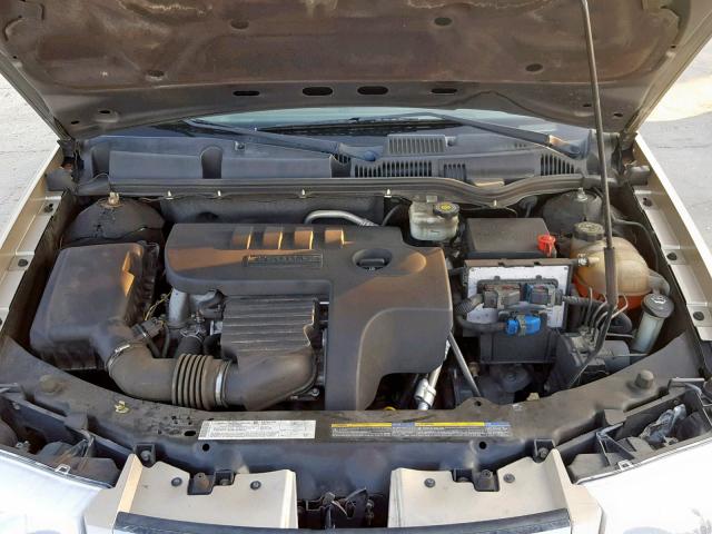 1G8AJ54F45Z130342 - 2005 SATURN ION LEVEL GOLD photo 7