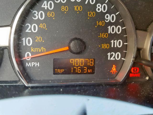 1G8AJ54F45Z130342 - 2005 SATURN ION LEVEL GOLD photo 8