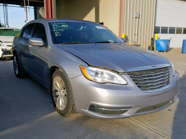 1C3CCBAB3DN671045 - 2013 CHRYSLER 200 LX GRAY photo 1