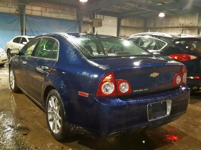 1G1ZE5EB5AF268629 - 2010 CHEVROLET MALIBU LTZ BLUE photo 3