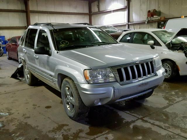 1J4GW58J54C201155 - 2004 JEEP GRAND CHER SILVER photo 1