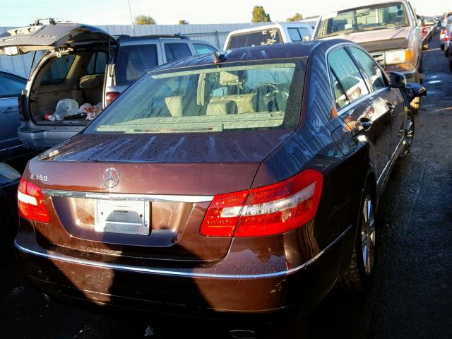 WDDHF5KB1CA531466 - 2012 MERCEDES-BENZ E 350 BROWN photo 4