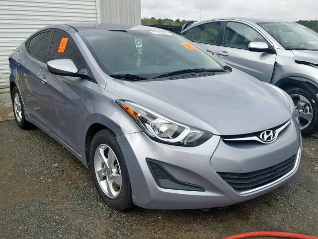 5NPDH4AE7FH610209 - 2015 HYUNDAI ELANTRA SE BLUE photo 1