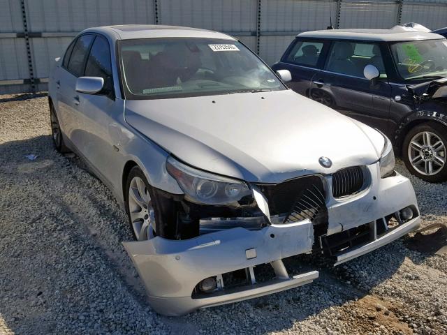 WBANB33504B087530 - 2004 BMW 545 I SILVER photo 1