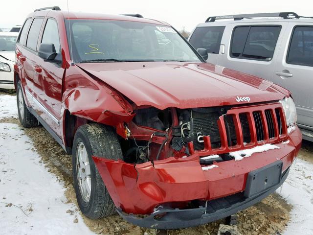 1J4PR4GK0AC140188 - 2010 JEEP GRAND CHER RED photo 1