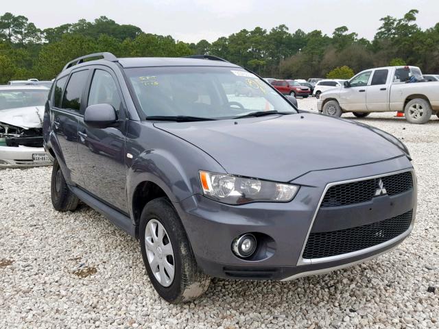 JA4AS2AW6CU025070 - 2012 MITSUBISHI OUTLANDER GRAY photo 1