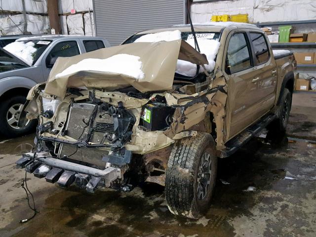 3TMCZ5AN3GM030868 - 2016 TOYOTA TACOMA DOU BROWN photo 2