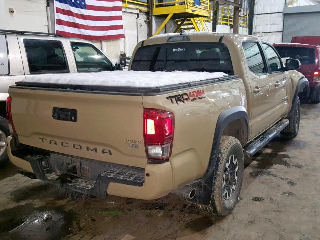 3TMCZ5AN3GM030868 - 2016 TOYOTA TACOMA DOU BROWN photo 4