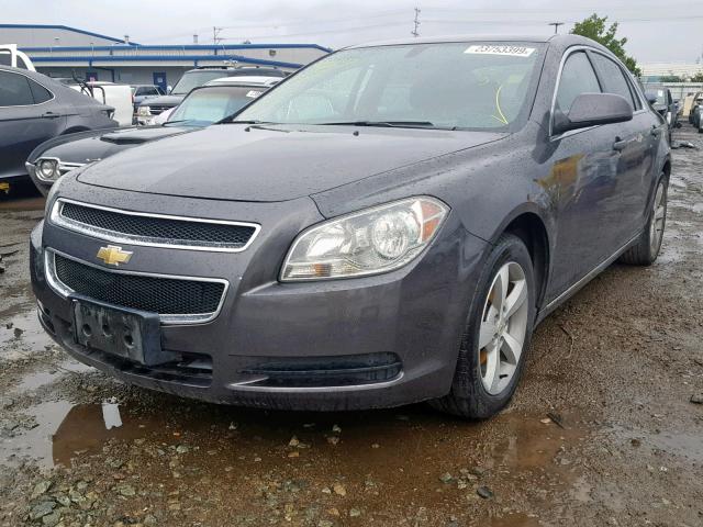 1G1ZC5E12BF173315 - 2011 CHEVROLET MALIBU 1LT GRAY photo 2