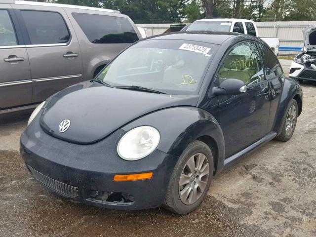 3VWPW31C38M518262 - 2008 VOLKSWAGEN NEW BEETLE BLACK photo 2