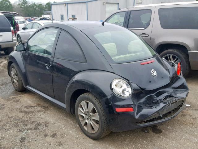 3VWPW31C38M518262 - 2008 VOLKSWAGEN NEW BEETLE BLACK photo 3