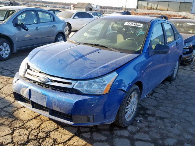 1FAHP3FNXBW136399 - 2011 FORD FOCUS SE Көк фото 2