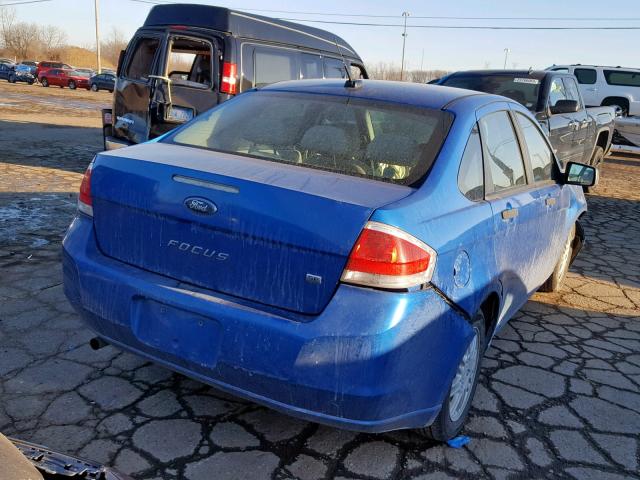 1FAHP3FNXBW136399 - 2011 FORD FOCUS SE Көк фото 4
