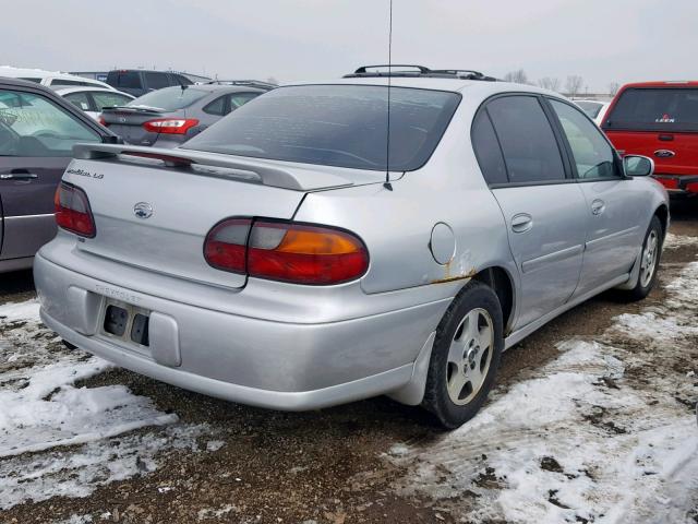 1G1NE52J82M539478 - 2002 CHEVROLET MALIBU LS SILVER photo 4