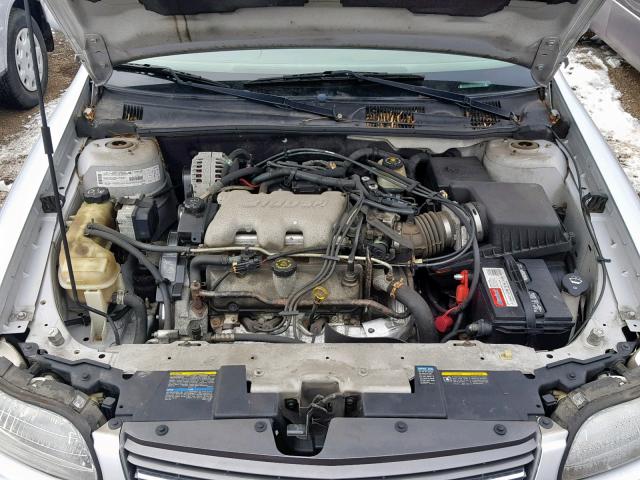 1G1NE52J82M539478 - 2002 CHEVROLET MALIBU LS SILVER photo 7