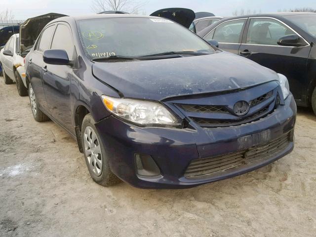 2T1BU4EE6BC696770 - 2011 TOYOTA COROLLA BA BLUE photo 1