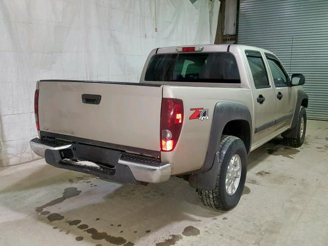 1GCDT136848107044 - 2004 CHEVROLET COLORADO TAN photo 4