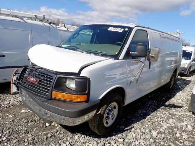 1GTZ7HFG0G1143637 - 2016 GMC SAVANA G35 WHITE photo 2