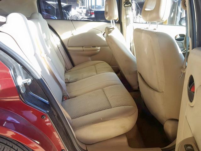 1G8AJ55F27Z148453 - 2007 SATURN ION LEVEL MAROON photo 6