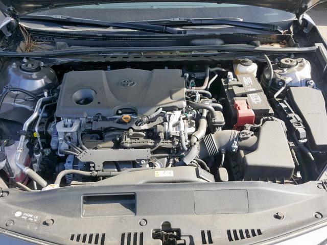 4T1B11HK0JU021437 - 2018 TOYOTA CAMRY L ნაცრისფერი ფოტო 7