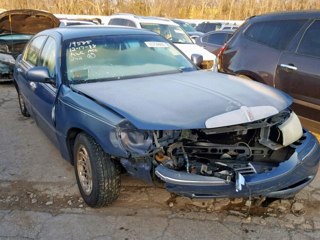 1LNHM82W1XY650857 - 1999 LINCOLN TOWN CAR S BLUE photo 1