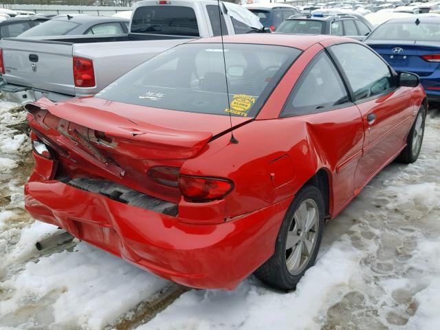 1G1JF12TX17343772 - 2001 CHEVROLET CAVALIER Z RED photo 4