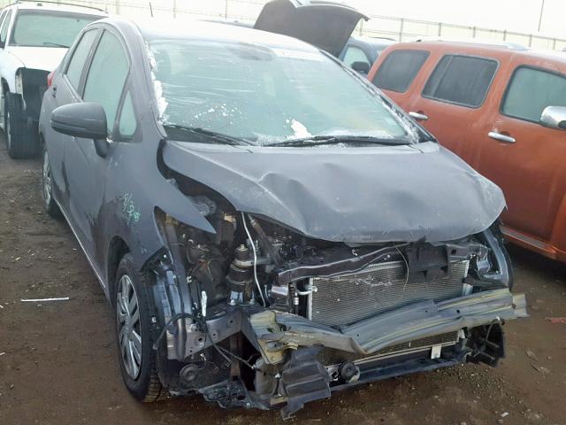 3HGGK5G50FM747791 - 2015 HONDA FIT LX GRAY photo 1