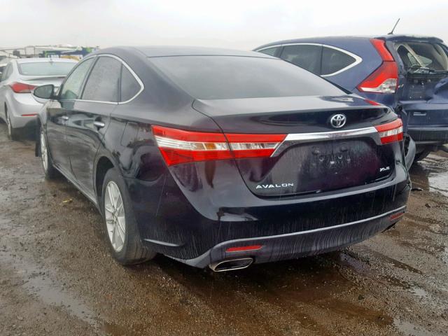 4T1BK1EB6EU092990 - 2014 TOYOTA AVALON BAS BLACK photo 3