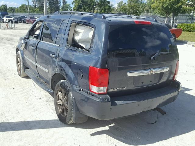 1A8HW58217F529753 - 2007 CHRYSLER ASPEN LIMI BLUE photo 3