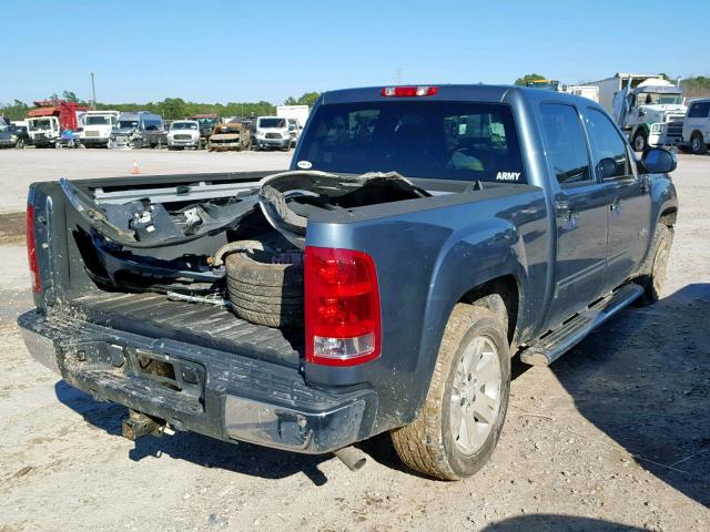 2GTEC130581175424 - 2008 GMC SIERRA C15 BLUE photo 4