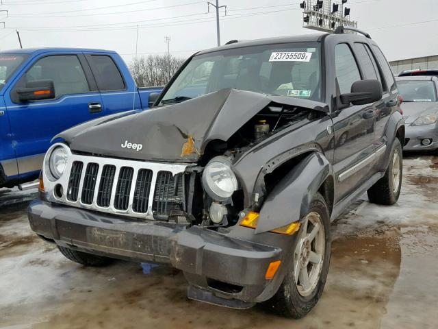 1J4GL58KX5W596306 - 2005 JEEP LIBERTY LI BROWN photo 2