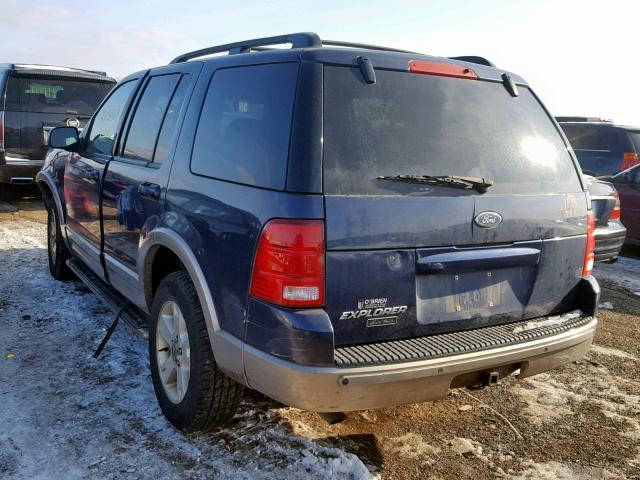 1FMZU74E33UB99709 - 2003 FORD EXPLORER E BLUE photo 3