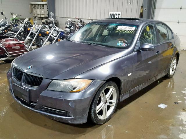 WBAVD33506KV67273 - 2006 BMW 330 XI CHARCOAL photo 2