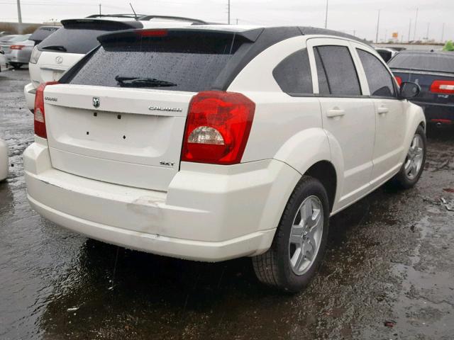 1B3HB48A39D180681 - 2009 DODGE CALIBER SX WHITE photo 4