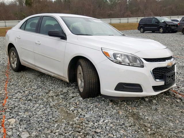 1G11A5SL0FF280958 - 2015 CHEVROLET MALIBU LS WHITE photo 1