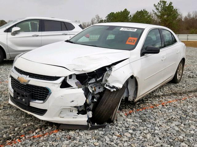 1G11A5SL0FF280958 - 2015 CHEVROLET MALIBU LS WHITE photo 2