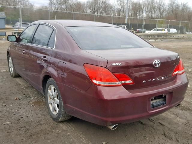 4T1BK36B46U124816 - 2006 TOYOTA AVALON XL/ BURGUNDY photo 3