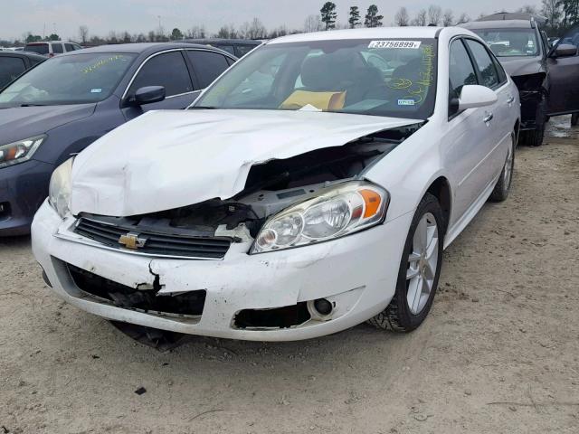 2G1WC5EMXA1204944 - 2010 CHEVROLET IMPALA LTZ WHITE photo 2