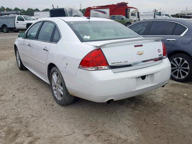 2G1WC5EMXA1204944 - 2010 CHEVROLET IMPALA LTZ WHITE photo 3