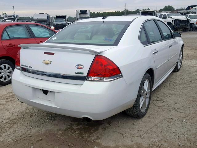 2G1WC5EMXA1204944 - 2010 CHEVROLET IMPALA LTZ WHITE photo 4