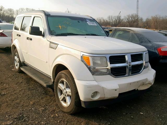 1D8GU58KX7W552135 - 2007 DODGE NITRO SLT WHITE photo 1
