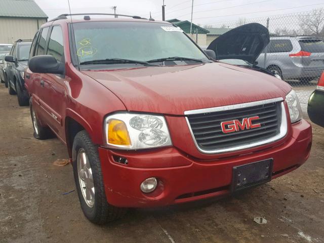 1GKDT13S052307941 - 2005 GMC ENVOY RED photo 1