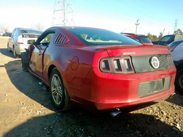 1ZVBP8AM8E5241901 - 2014 FORD MUSTANG RED photo 3